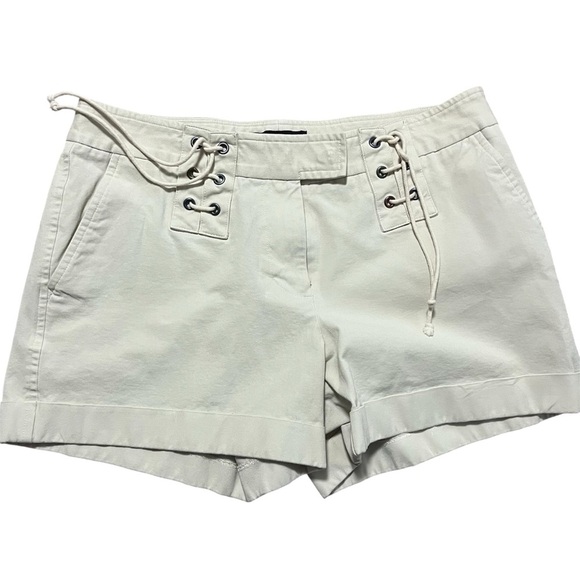 Vintage Rare 90s Body By Victoria Corset Lace Shorts Y2K 2000s Size 8 Low Rise - Picture 1 of 6